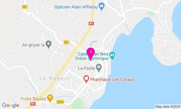 Localisation Claudine Elixee