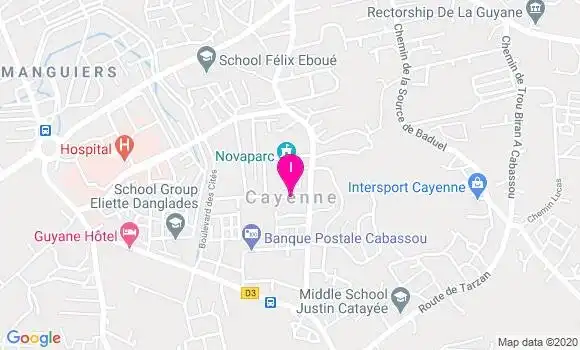 Localisation Clarisse Maignien