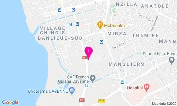 Localisation Guylaine Mars