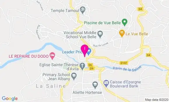 Localisation Henri Claude Robert