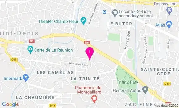 Localisation Yolaine Ginet