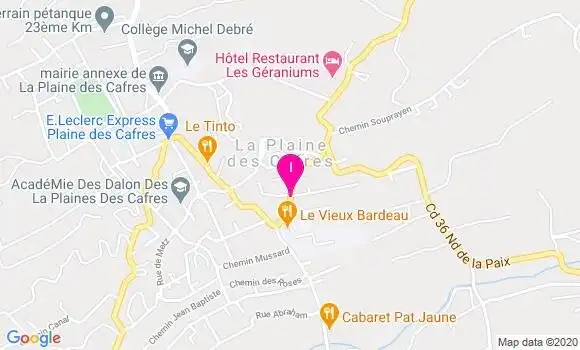 Localisation Thierry Fabrice Hoareau