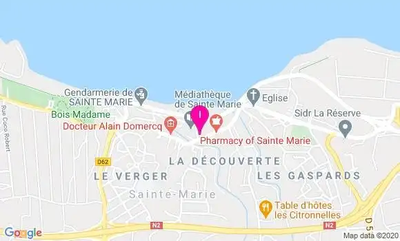 Localisation Laetitia Payet