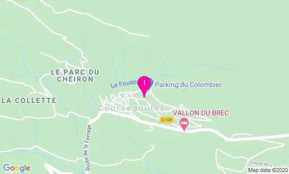Localisation Virginie Sentenac