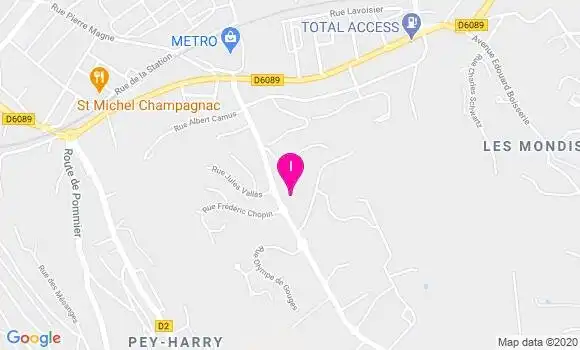 Localisation Melusine Huss
