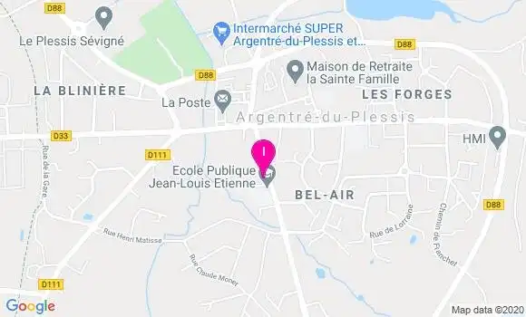 Localisation Sabine Pirot