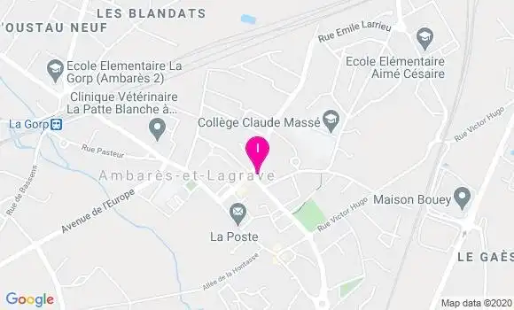 Localisation Helene Brunet