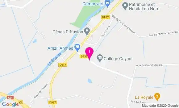 Localisation Severine Moreau