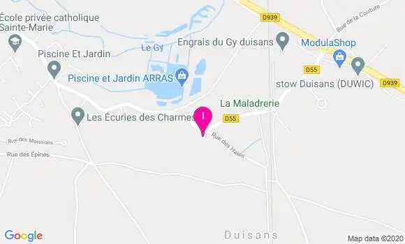 Localisation Camille Poulain