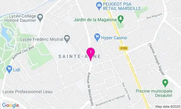 Localisation Mariette Mouchez