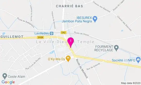 Localisation Justine Abauzit