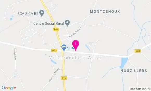 Localisation Alexandra Surre Suchaud