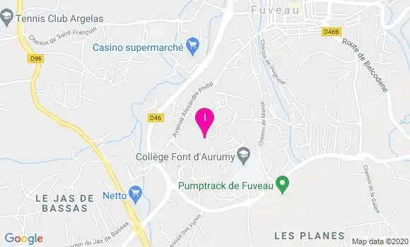 Localisation Yvonne Caillaud