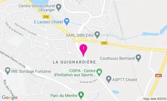 Localisation Emilie Maurille