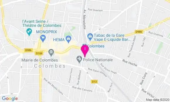 Localisation Lydie Mateta Vemba