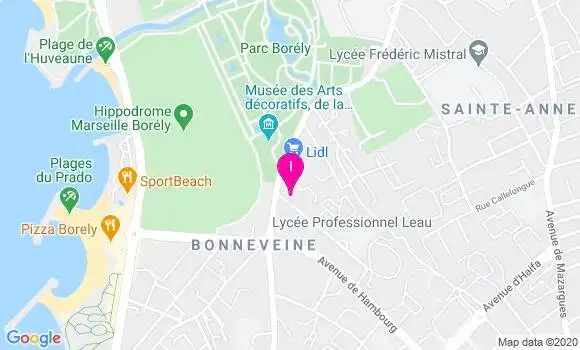Localisation Marie Laure Andreo