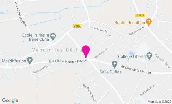 Localisation Marie Caroline Harteel