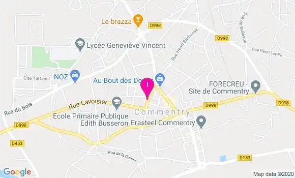 Localisation Sandrine Dallot