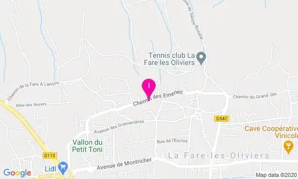 Localisation Celine Calomitti Trouche