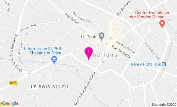 Localisation Melinda Cantin