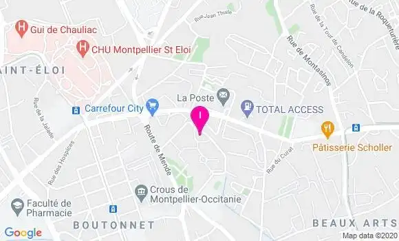 Localisation Delphine Hernandez Darlet