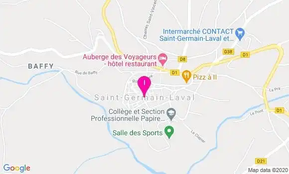 Localisation Anne Cecile Bauer