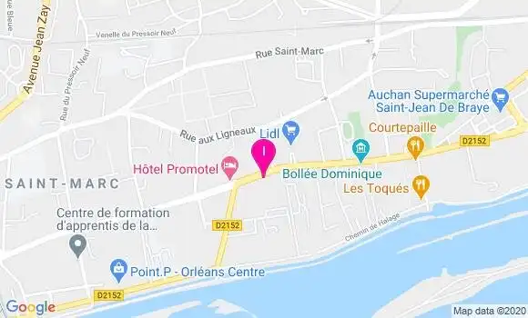 Localisation Annie Brunet