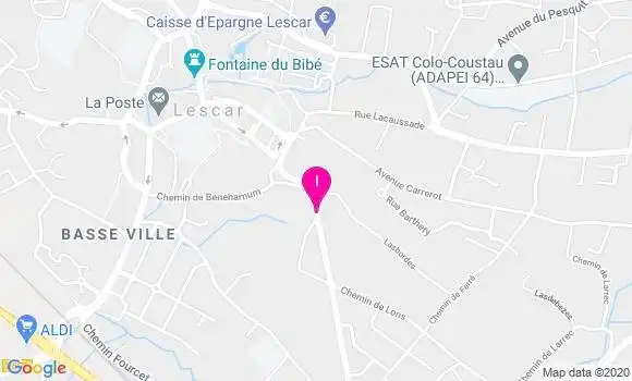 Localisation Camille Belleau
