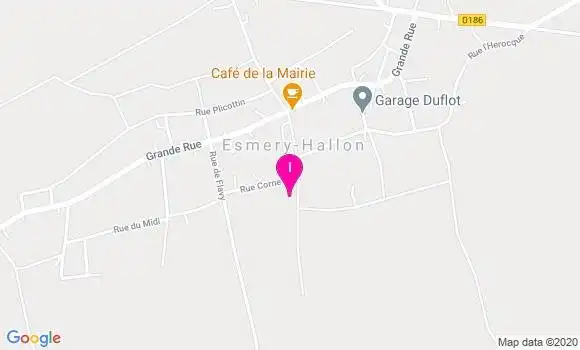 Localisation Emilie Quenehen