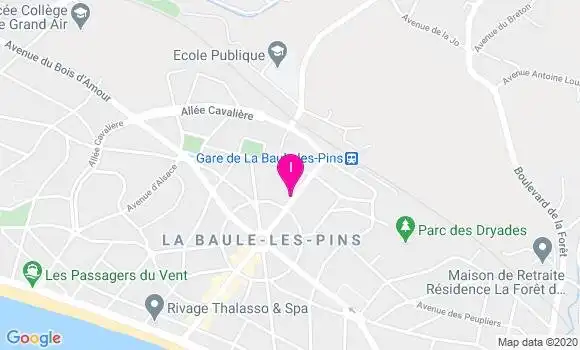 Localisation Thifaine Beaulieu
