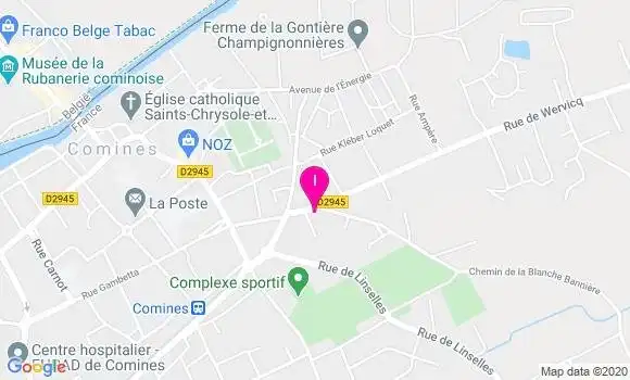 Localisation Auriane Vanstaen