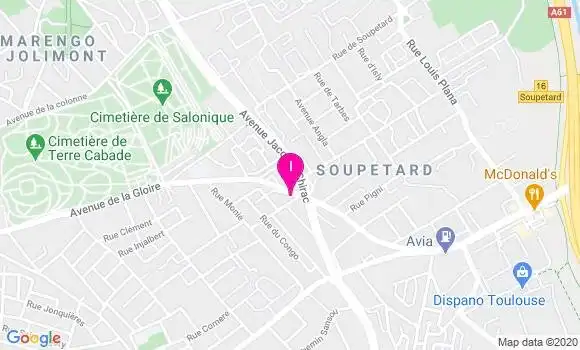 Localisation Caroline Cortes