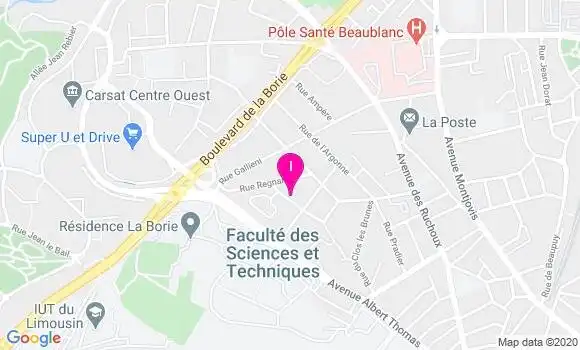Localisation Margaux Berneron