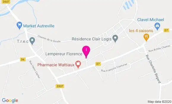 Localisation Isabelle Guyard