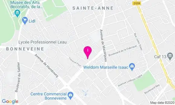 Localisation Muriel Isouard