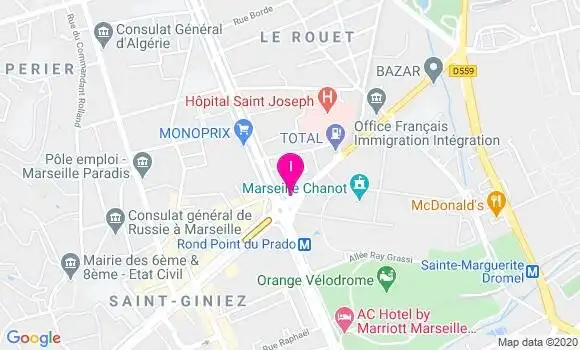Localisation Daniel Dugast