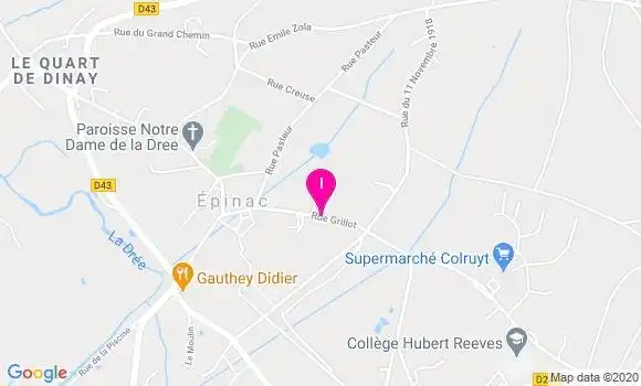 Localisation Sophie Racouchot