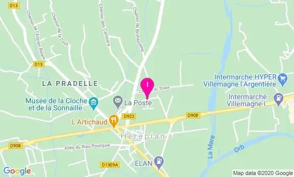 Localisation Marie Aline Serre