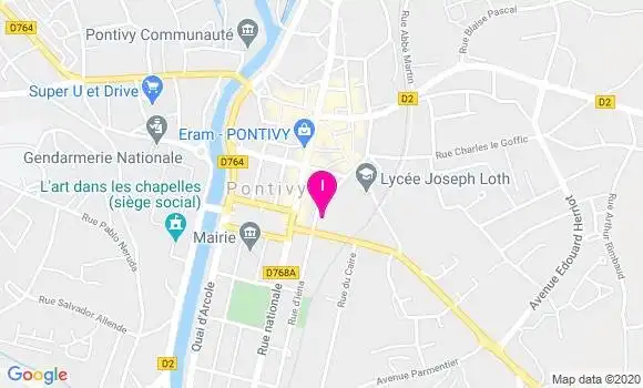 Localisation Rachelle Le Goff