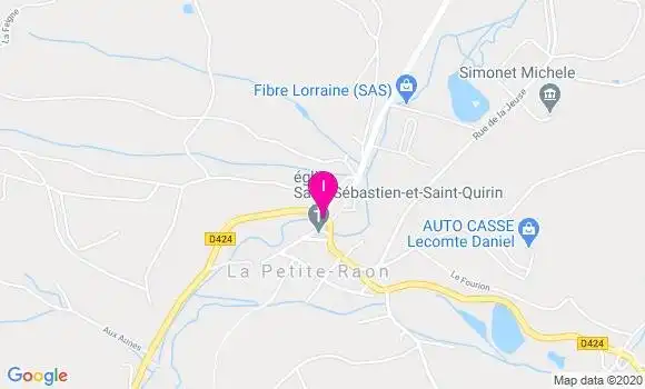 Localisation Perrine Cuny