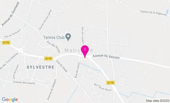 Localisation Ghislain Vendel