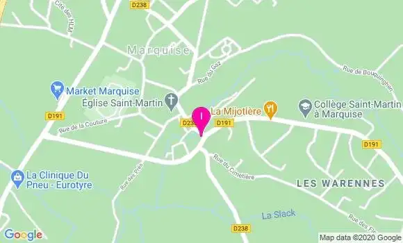 Localisation Virginie Quenu