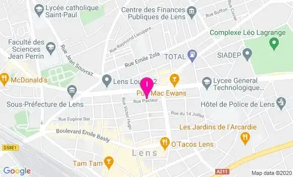 Localisation Gwendoline Moudjeb