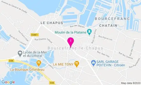 Localisation Justine Pampin