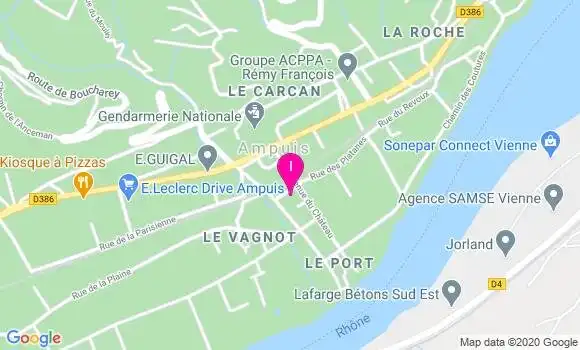 Localisation Benjamin Gruat