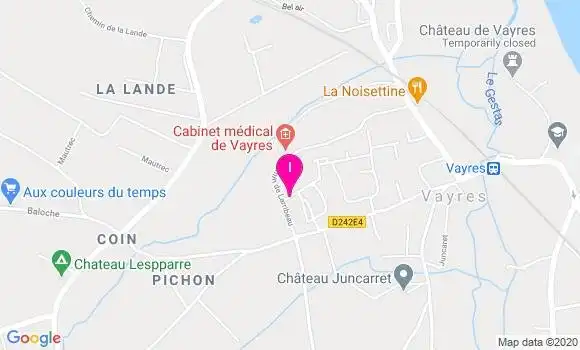 Localisation Eloise Ballet