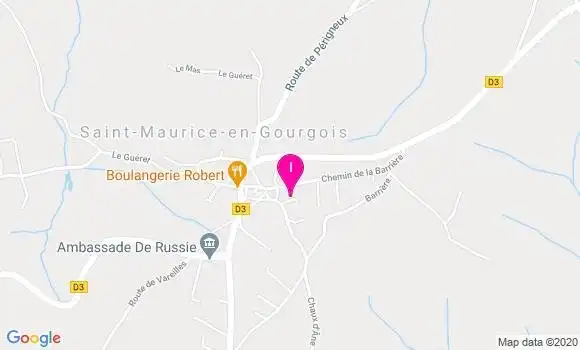 Localisation Pauline Bourgier