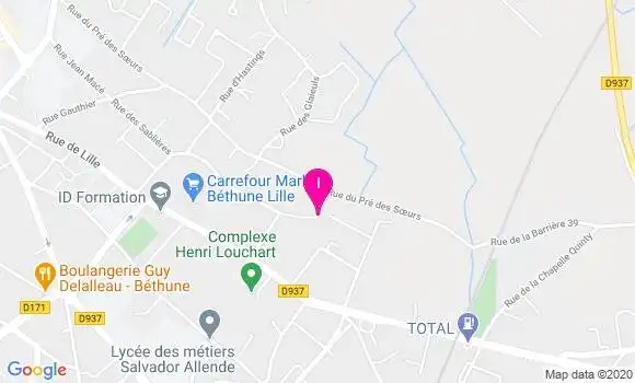 Localisation Anne Sophie Gervois