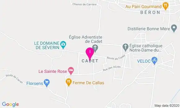 Localisation Paulette Baltyde