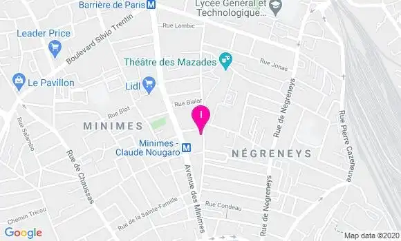 Localisation Joris Lattes